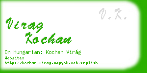 virag kochan business card